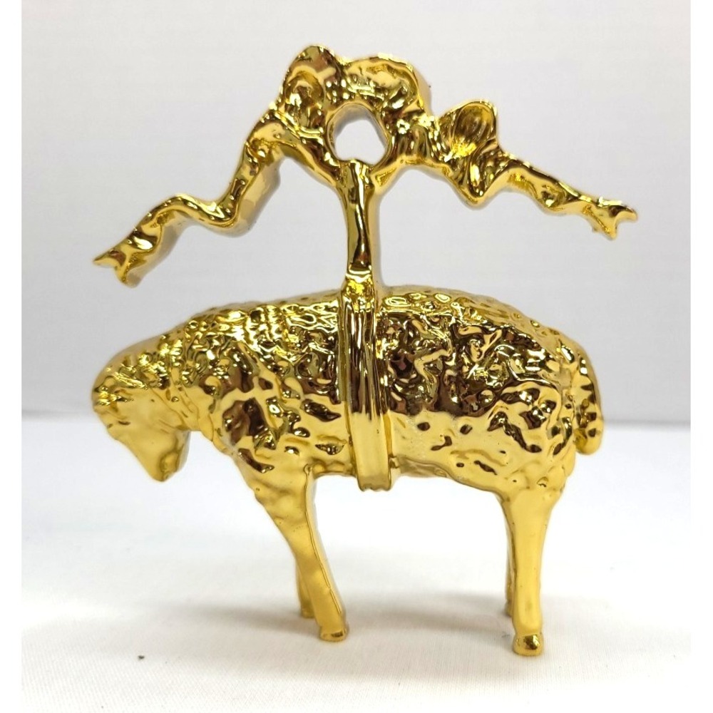 BROOKS BROTHERS Golden‎ Fleece Gold Sheep Figurine 200th Anniversary Ornament